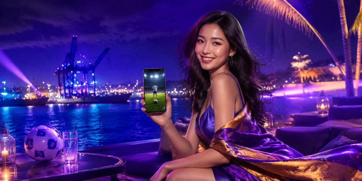 Màn hình neon cá cược bóng đá sống động tại Vũng Tàu về đêm